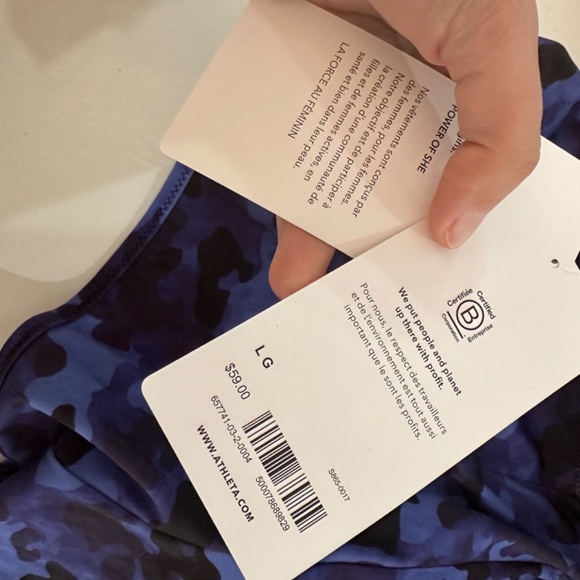 ATHLETA Surge Swim short L NWT! - Picture 3 of 4